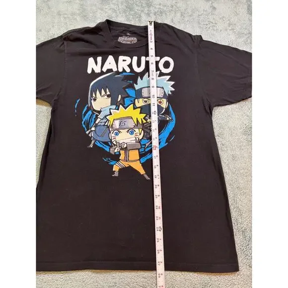 Naruto Shippuden Black Graphic T-Shirt Size US UK Medium - Picture 5 of 8